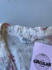Vintage floral print cotton shirt