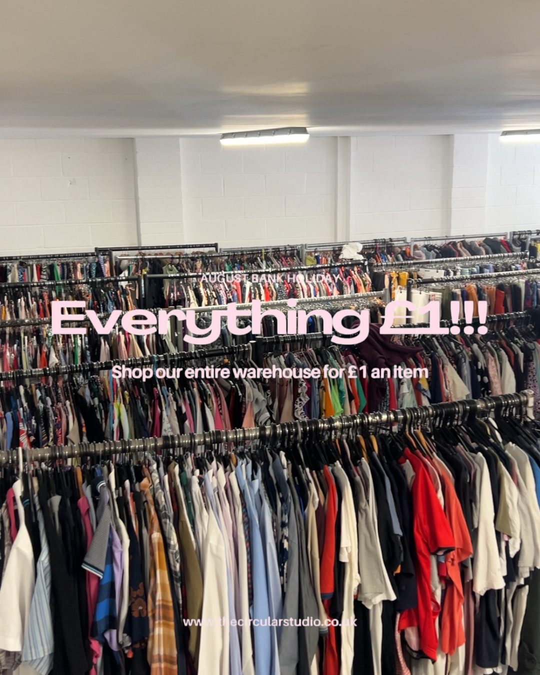 Bank Holiday £1 Warehouse Event!!!