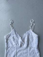 Y2k New Look white lace cami