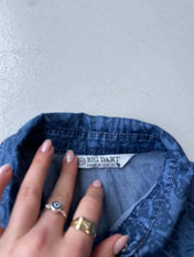 Vintage printed denim shirt