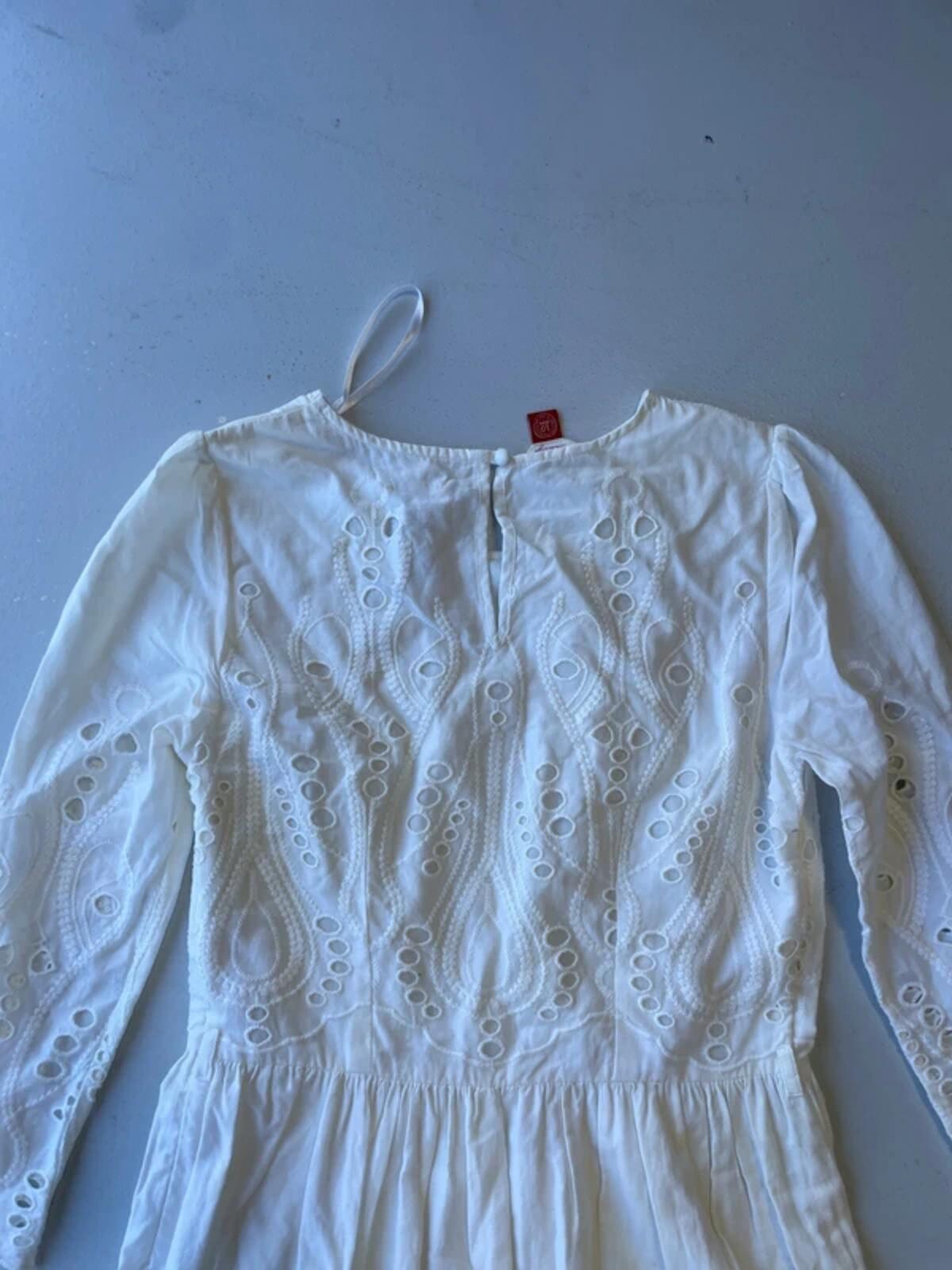 Falmers heritage white broderie lace summer dress