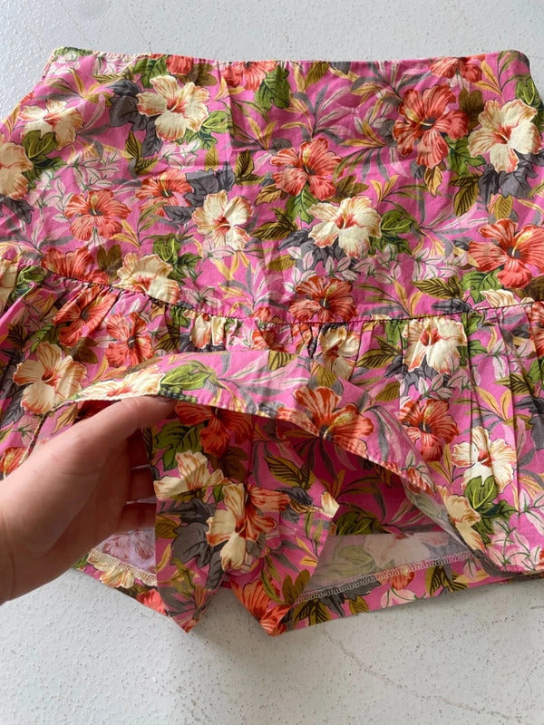 Zara Floral Mini Skort