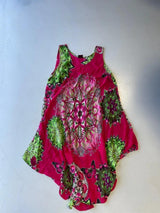 Vintage pink psychedelic floaty summer dress