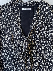 Reformation black and white floral summer dress