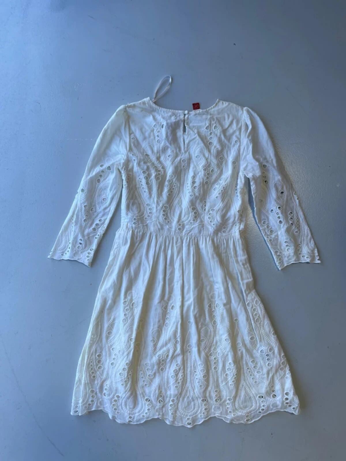 Falmers heritage white broderie lace summer dress