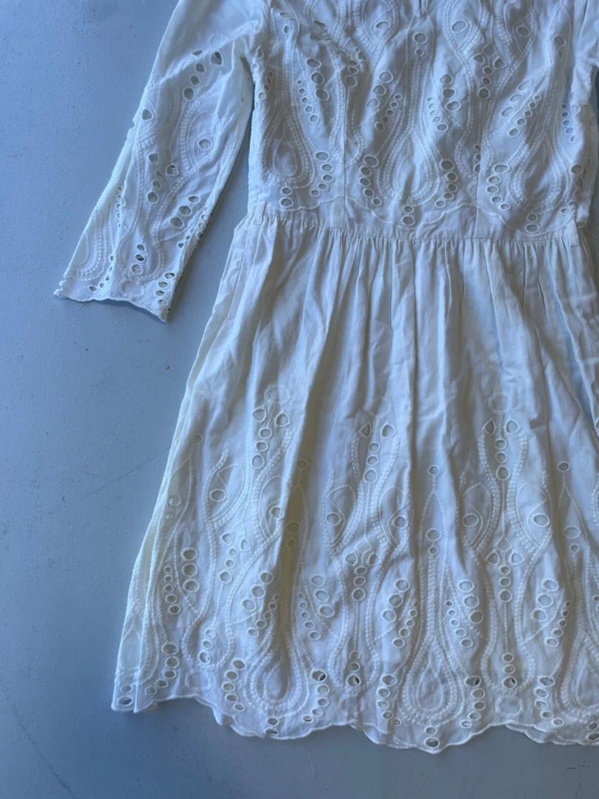 Falmers heritage white broderie lace summer dress