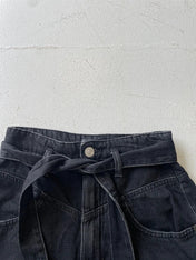 Black Denim Zara Shorts