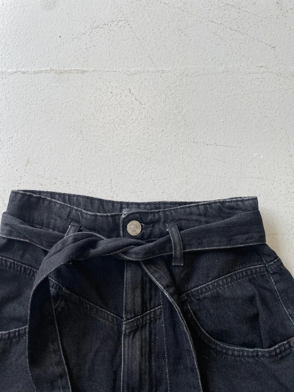 Black Denim Zara Shorts