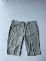 Linen capri shorts