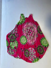 Vintage pink psychedelic floaty summer dress