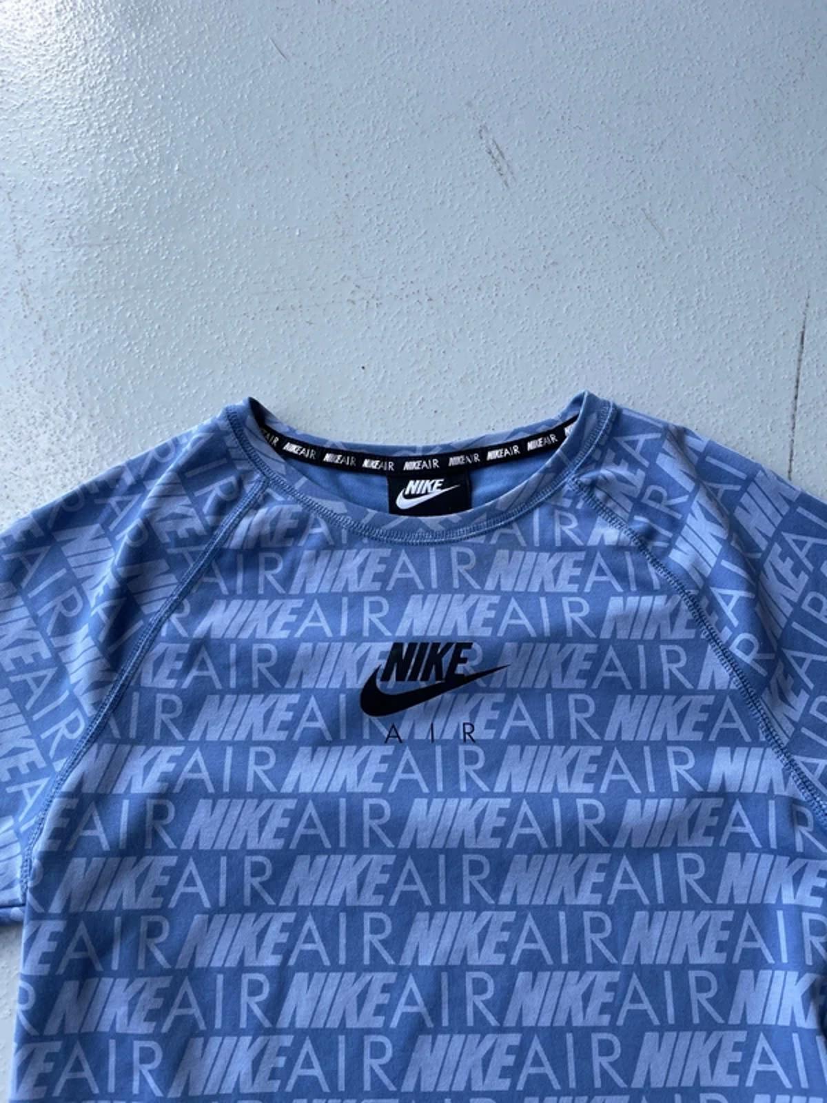 Nike Air pale blue Monogram short sleeve tshirt