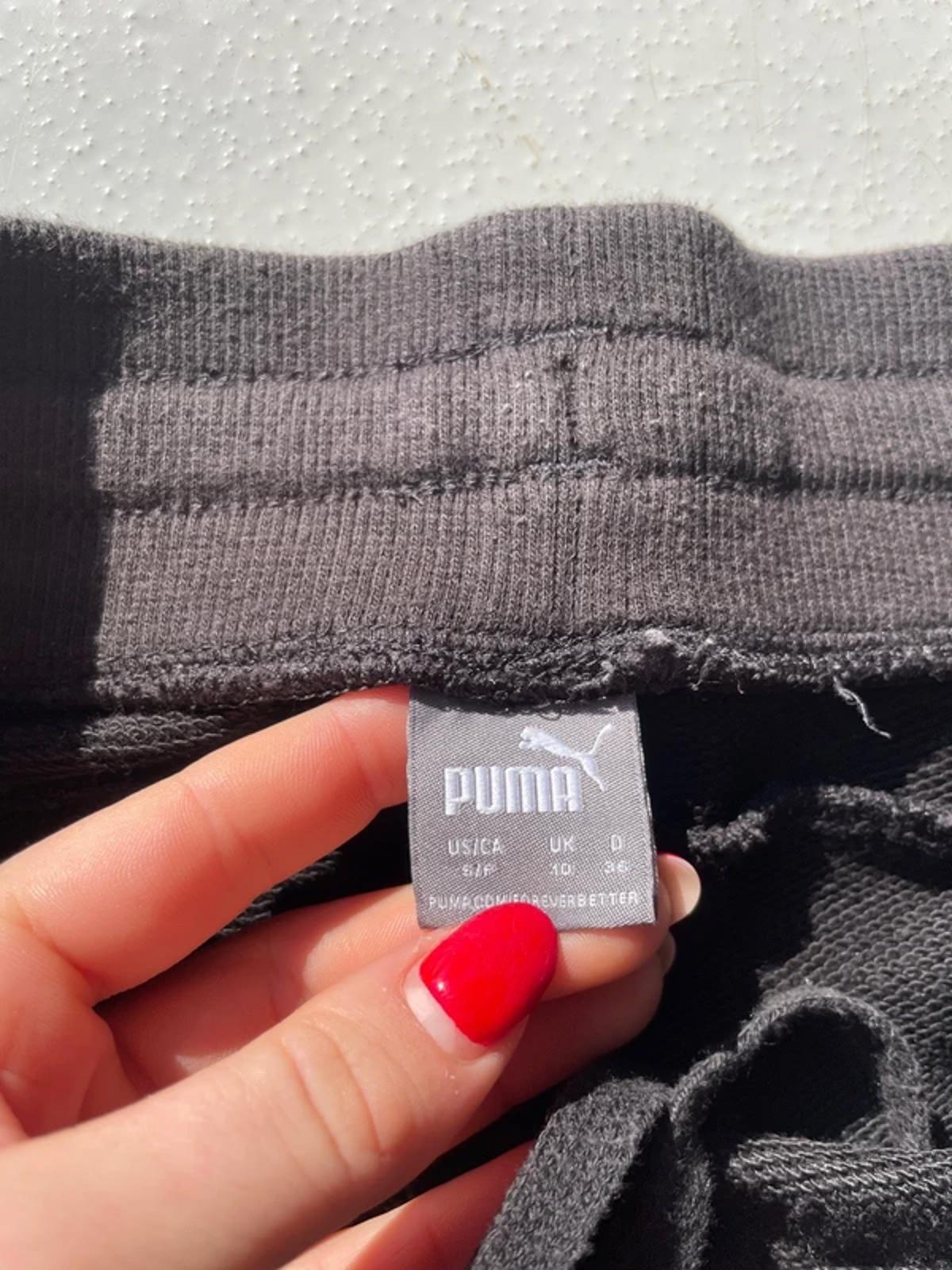 Black Puma Short Shorts