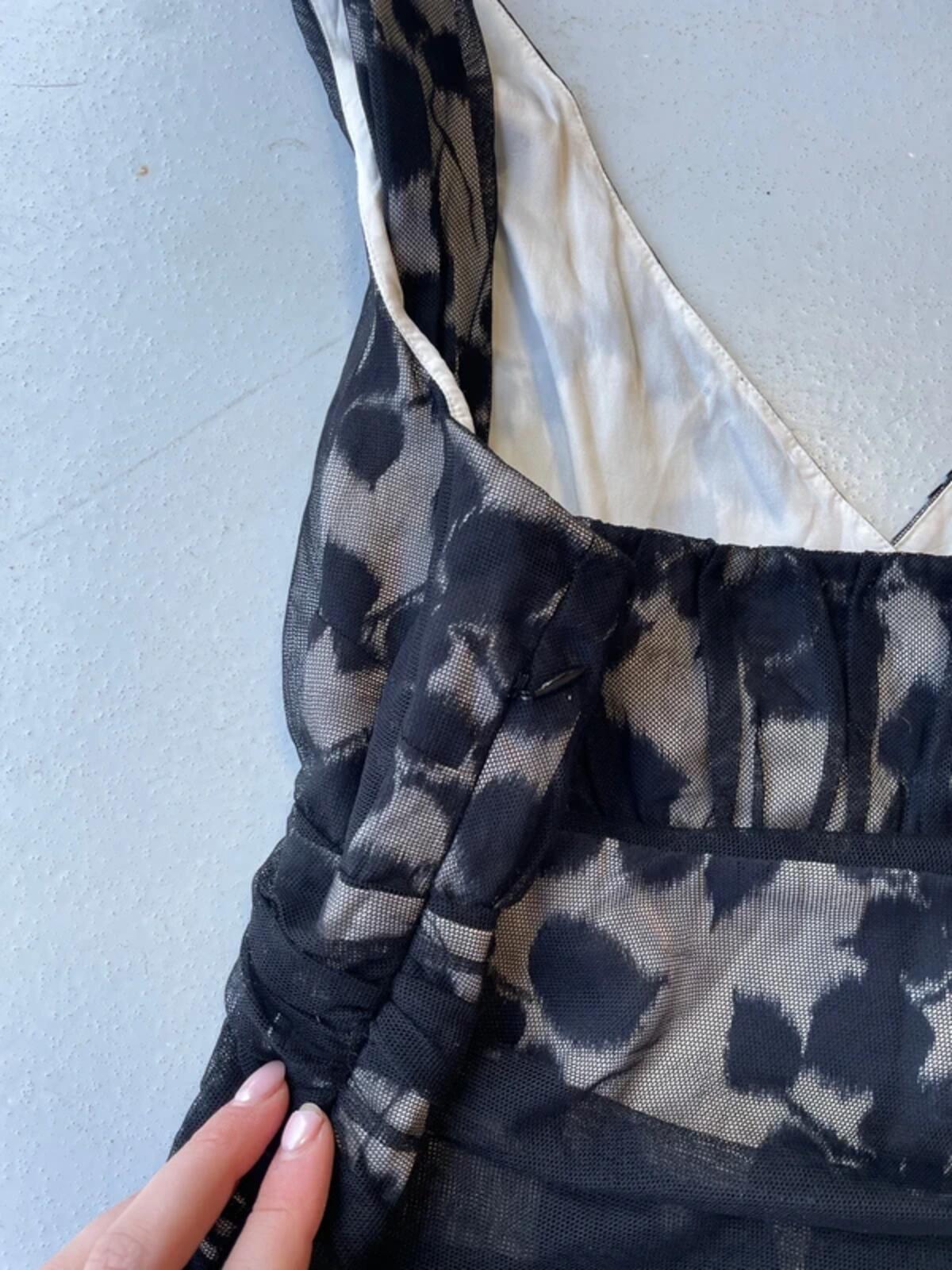 Vintage y2k coast black lace cami