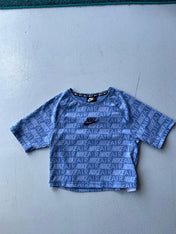 Nike Air pale blue Monogram short sleeve tshirt