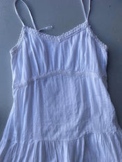 White Cotton Maxi Dress