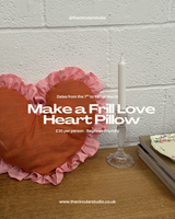 Learn to Make a Frill Love Heart Pillow