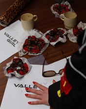 Valley Girl Tartan Scrunchie